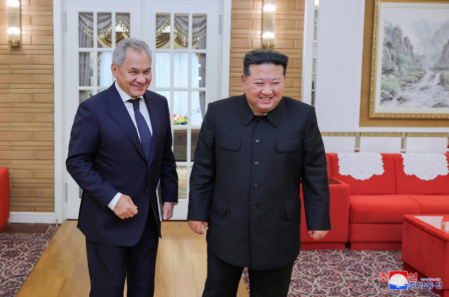 North Korea s Kim Meets Russia s Shoigu, Vows More Cooperation, KCNA Says