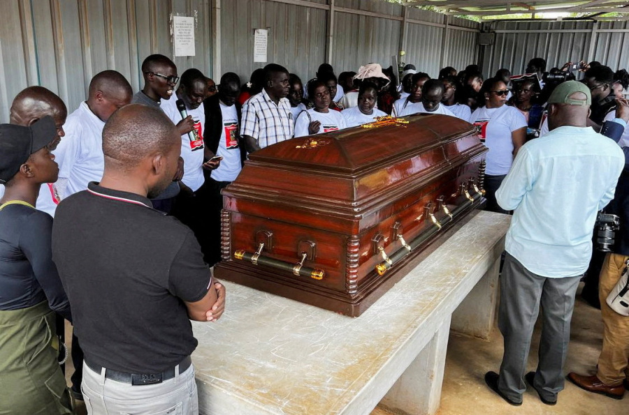 Slain Ugandan Olympian Buried With Full Military Honours