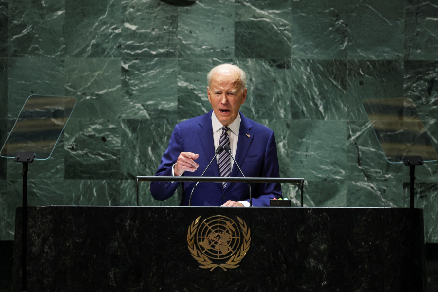 At UN for Last Time, Biden Seeks to Calm Mideast Tension