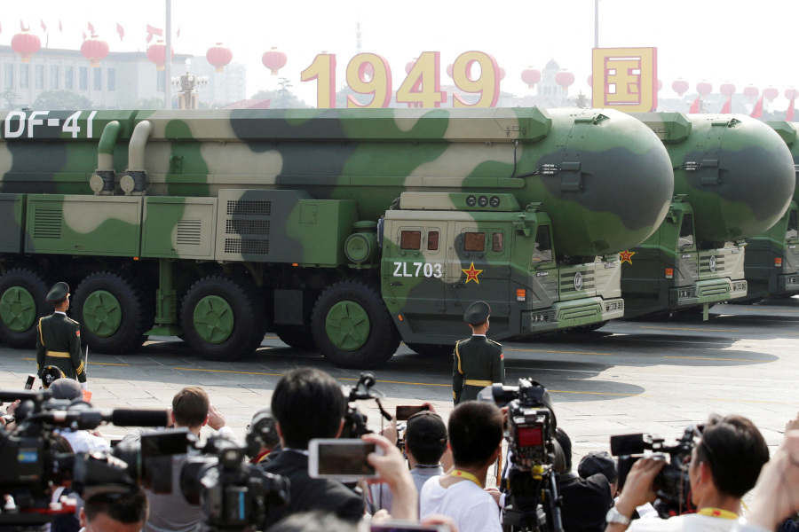 China s PLA Conducts Rare Publicized Test Launch of Intercontinental Ballistic Missile