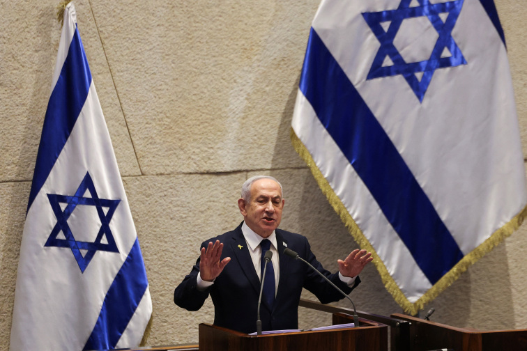 Netanyahu faces far-right backlash after US-backed statement on Palestinian state