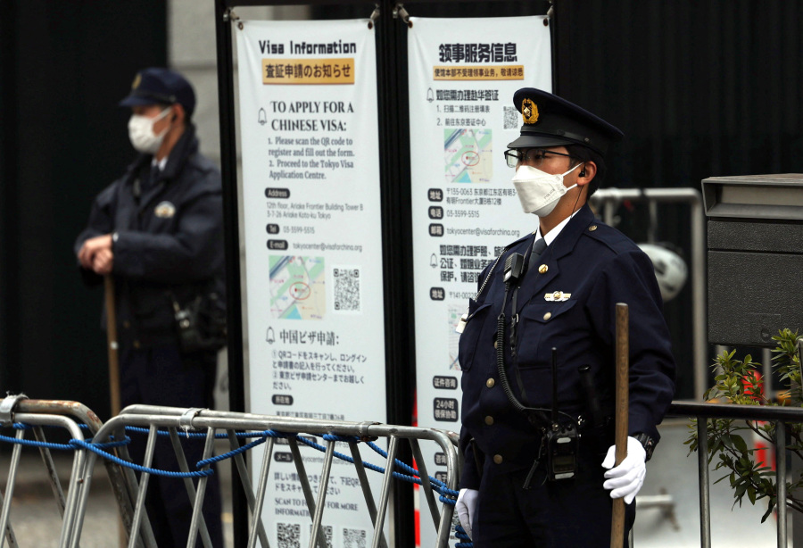 Japan warns citizens in China about safety as diplomatic crisis deepens