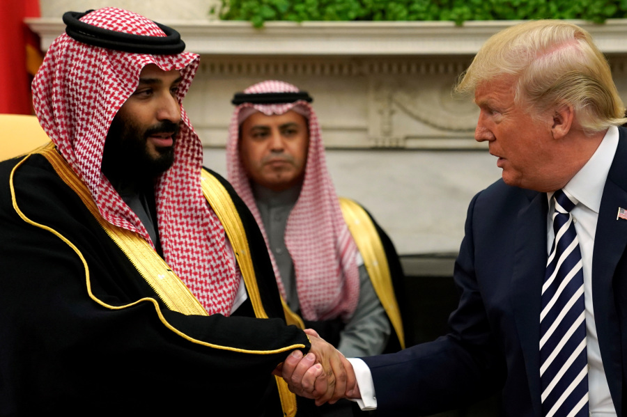 Trump to welcome Saudi crown prince with offer of fighter jets, business deals
