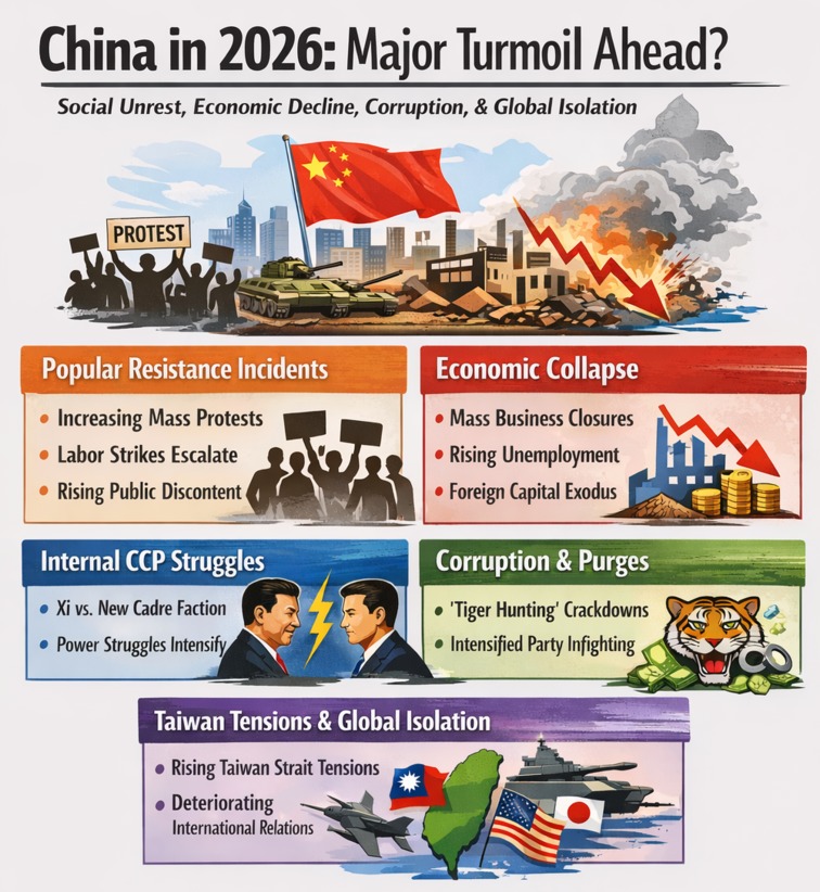 Five Major Social Problems Intensify and Deteriorate — China May Face Major Upheaval in 2026