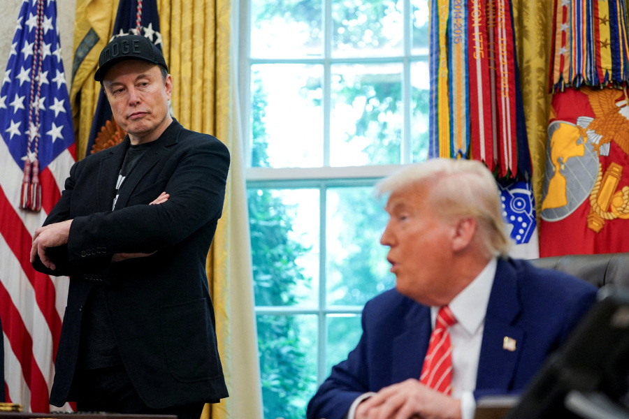 Musk says some of his posts about Trump  went too far 