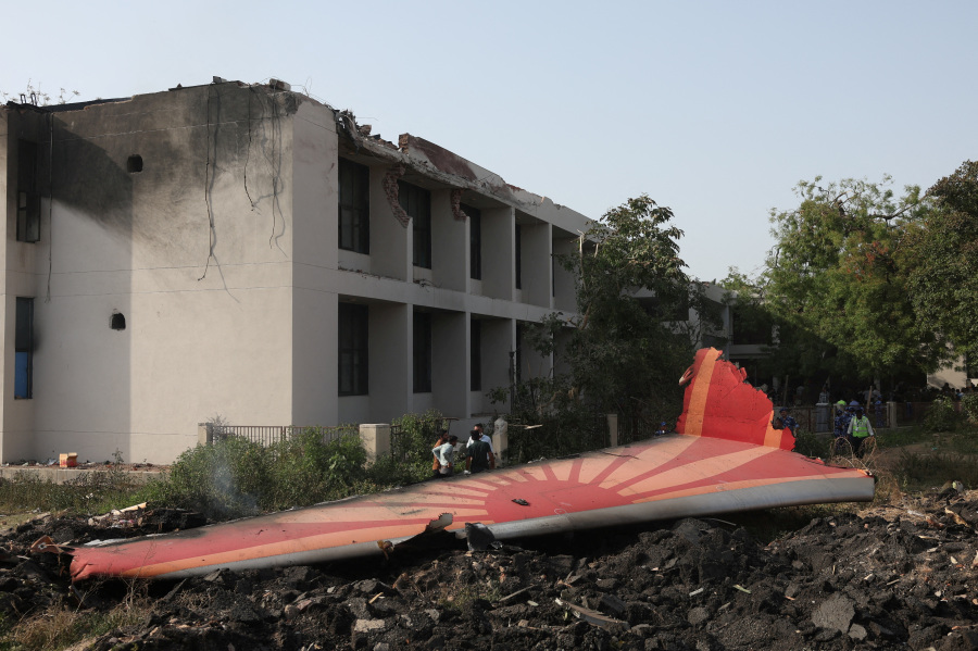 Survivor of Air India crash jumped out of emergency exit, police say