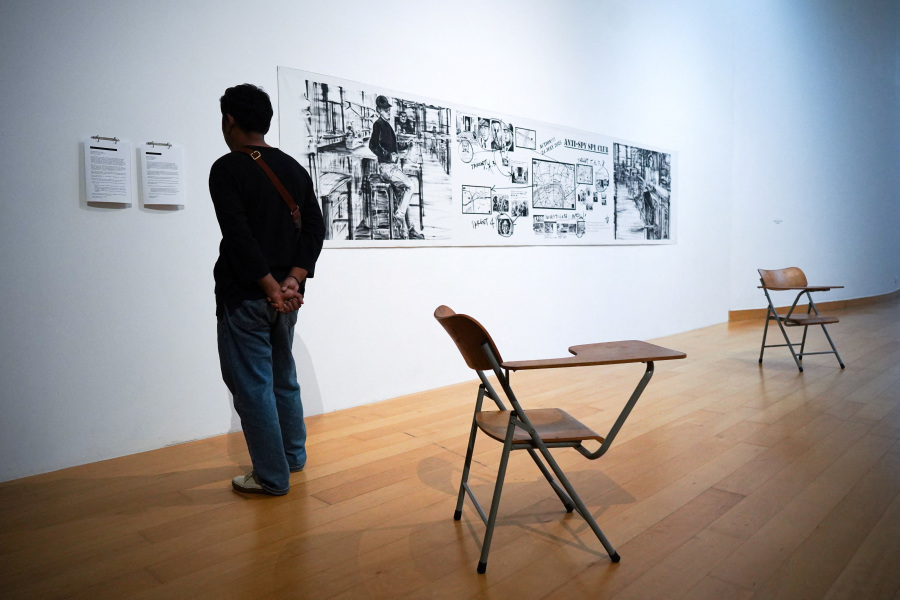 Thai gallery removes China-focused artworks after  pressure  from Beijing