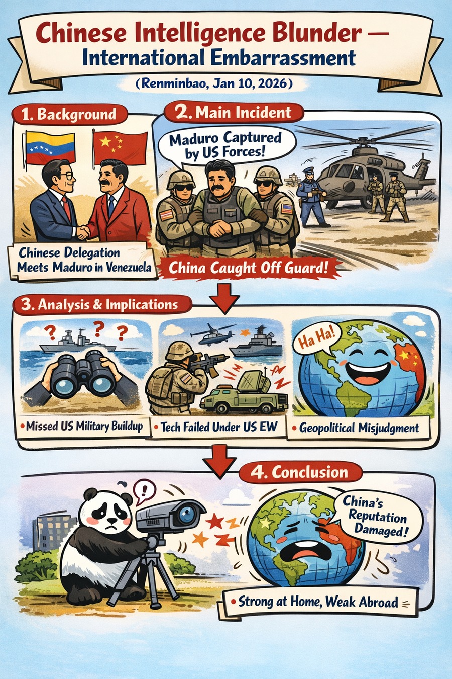 The CCP Intelligence System Makes a Huge Blunder, Turning It into an International Laughingstock