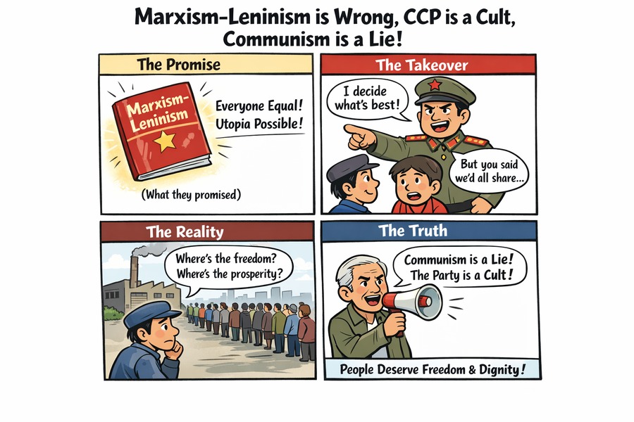Marxism-Leninism Is a Heretical Doctrine, the CCP Is a Cult, and Communism Is an Even Greater Illusion