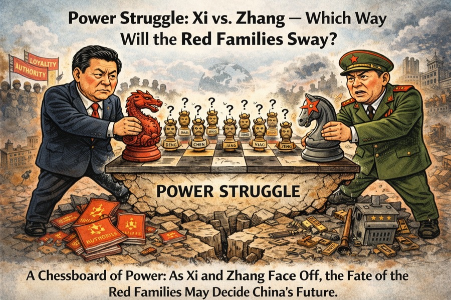 Xi vs. Zhang Power Struggle: Who Will Prevail How Will the Ten Major “Red Families” Choose Sides