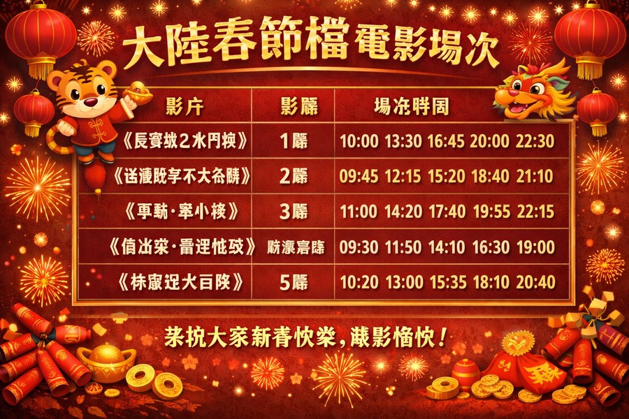 Mainland China s Spring Festival Movie Screenings Have Reached a Record High, With an Average of About 20 Viewers Per Screening