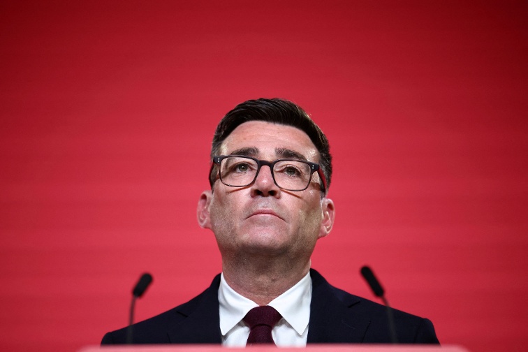 Andy Burnham to become prime minister, pledging to  rewire Britain 