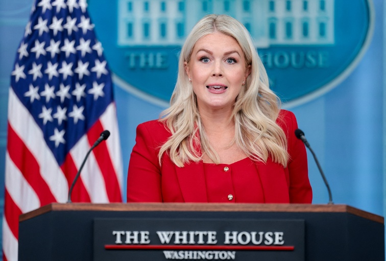 Trump says press secretary Leavitt to leave job at month s end