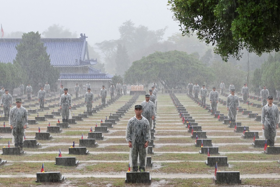 Peace through strength, Taiwan president says on China battle anniversary