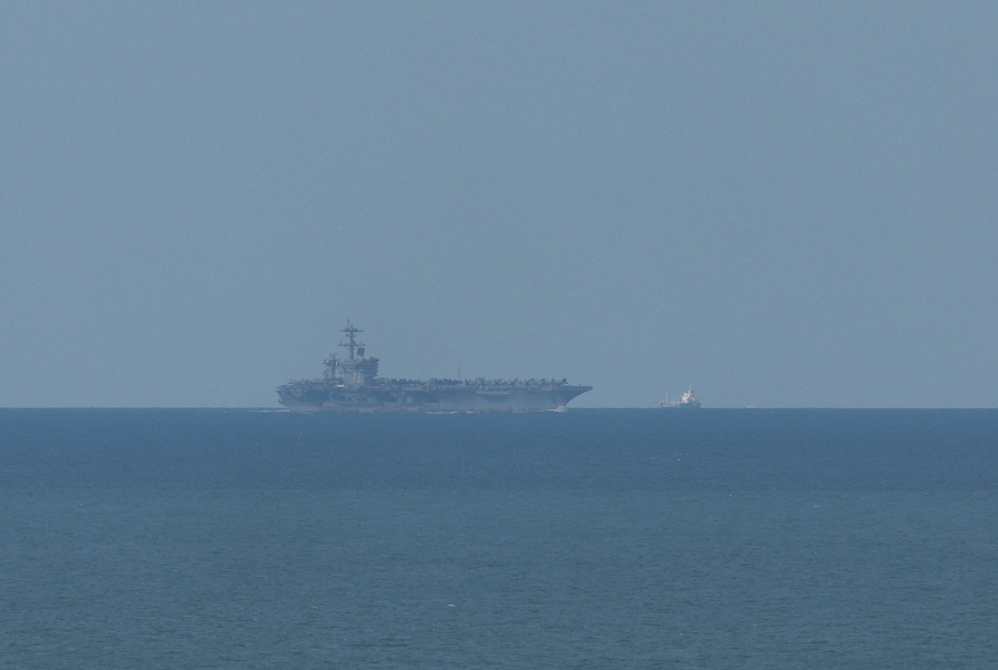 After over 200 days at sea, U.S. aircraft carrier arrives in Thailand