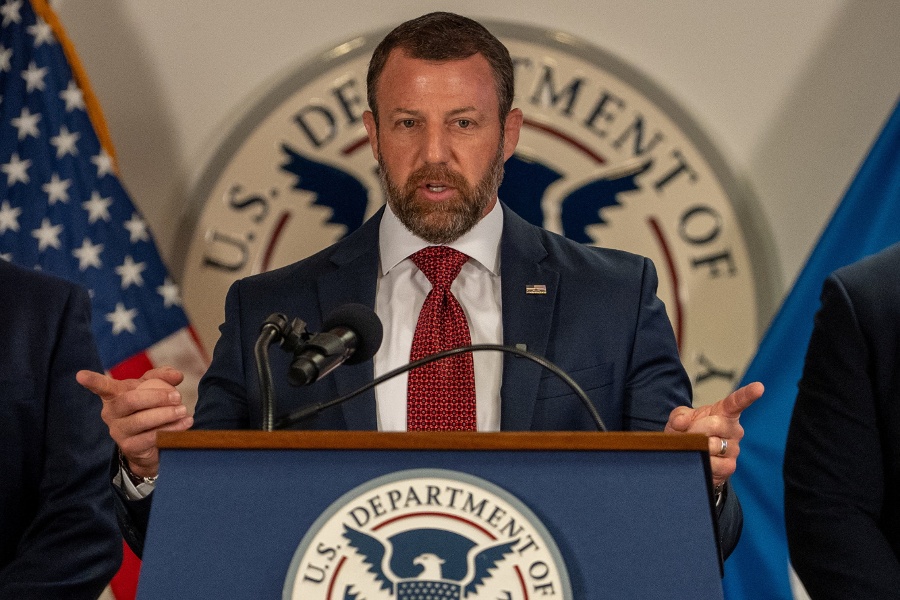 Plane carrying US DHS chief safely lands after suffering engine failure