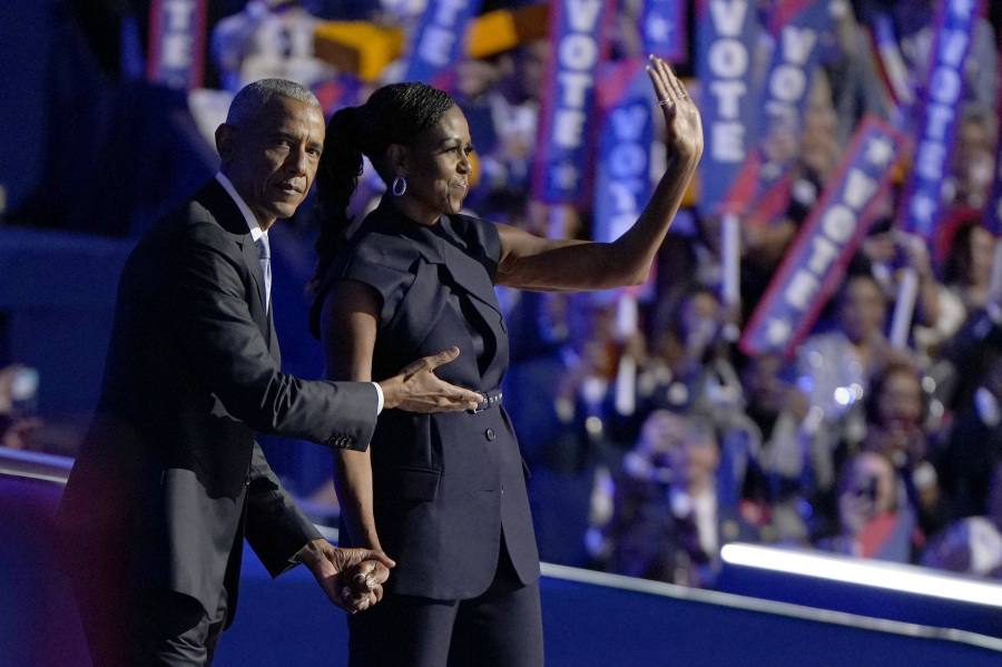 Obamas set to hit campaign trail with Kamala Harris for first time