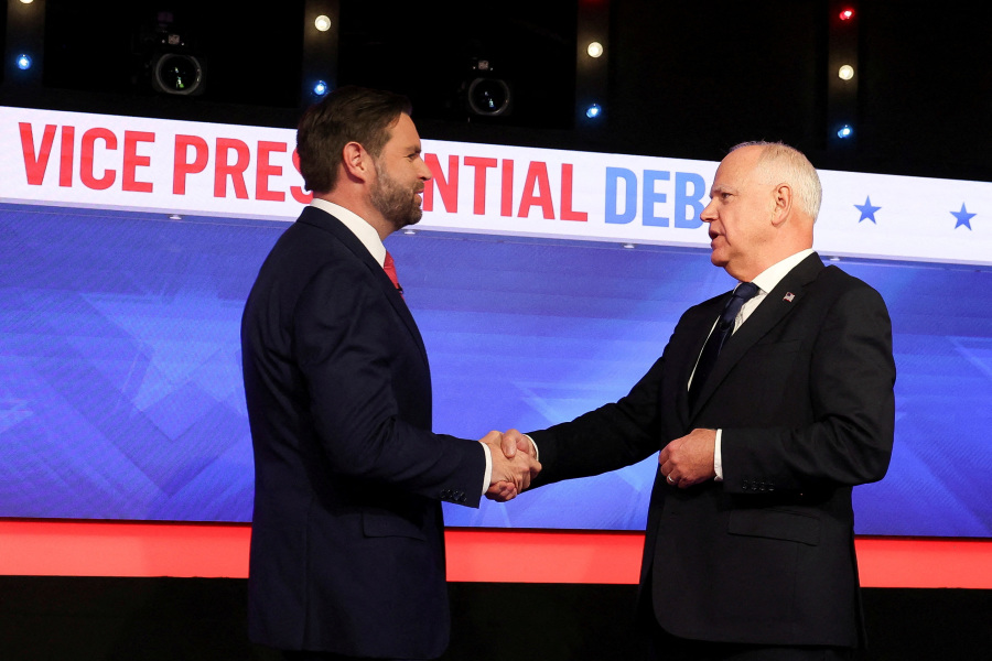 Walz and Vance Clash, Politely, at Policy-heavy Vice Presidential Debate