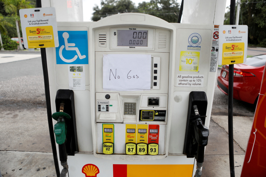 Gas Stations Run Empty as Panic Grips Florida Ahead of Hurricane Milton