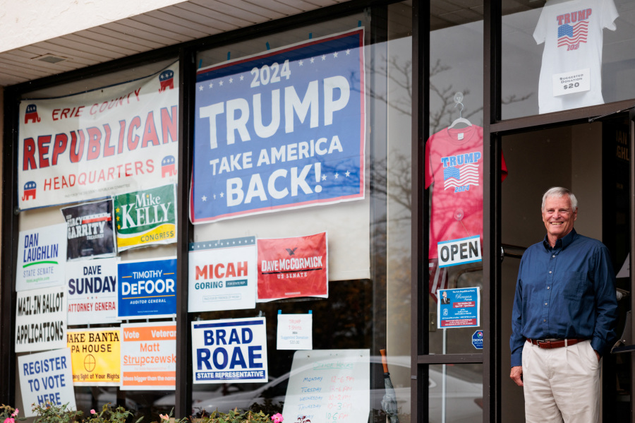 Trump and Harris Fight for Pennsylvania County Known for Picking Presidents