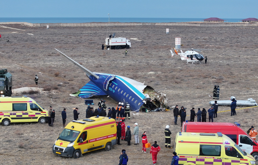 Azerbaijan Airlines flight was downed by Russian air defence system, four sources say