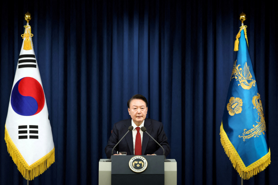 South Korea President Yoon declares martial law