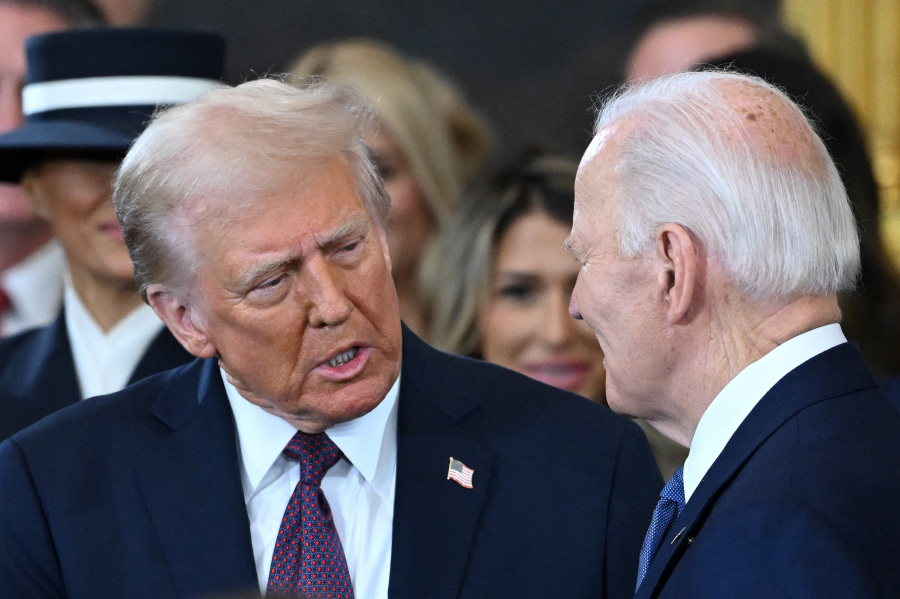 Trump says Biden left him  inspirational-type  letter