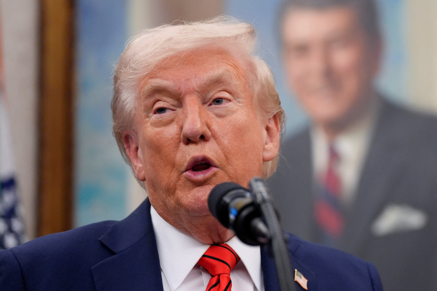 Trump says his administration  identified funds  to pay troops during shutdown