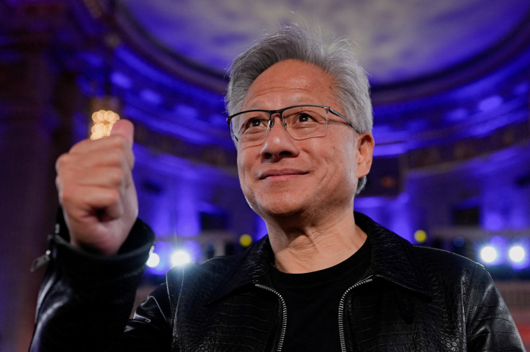 Nvidia s Huang joins tech titans funding Trump s ballroom