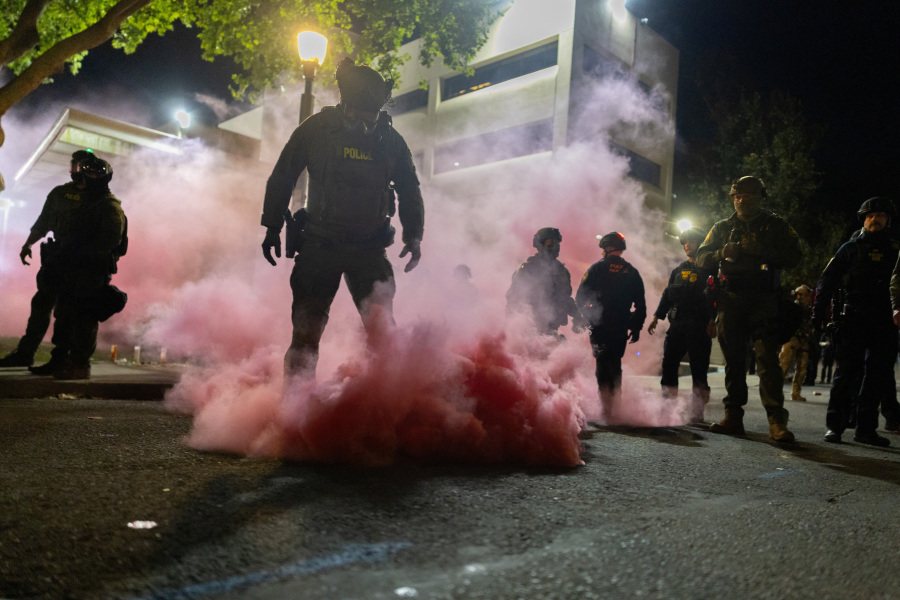 Trump claims that insurrection is taking place in Portland