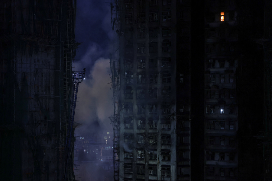 Hong Kong nears end of search and rescue mission as tower fire toll rises to 94