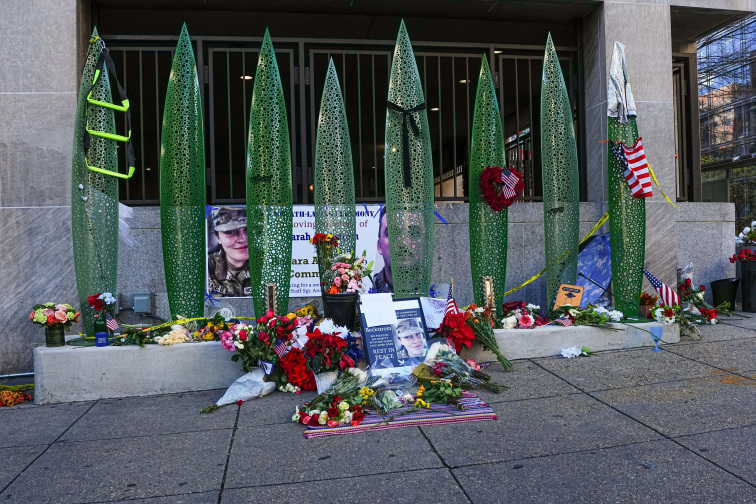 Guardsman who survived Washington shooting gives thumbs up, still in serious condition