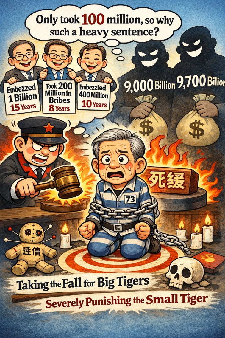 Ministerial-Rank Senior Official Qi Tongsheng Given a Death Sentence with a Two-Year Reprieve