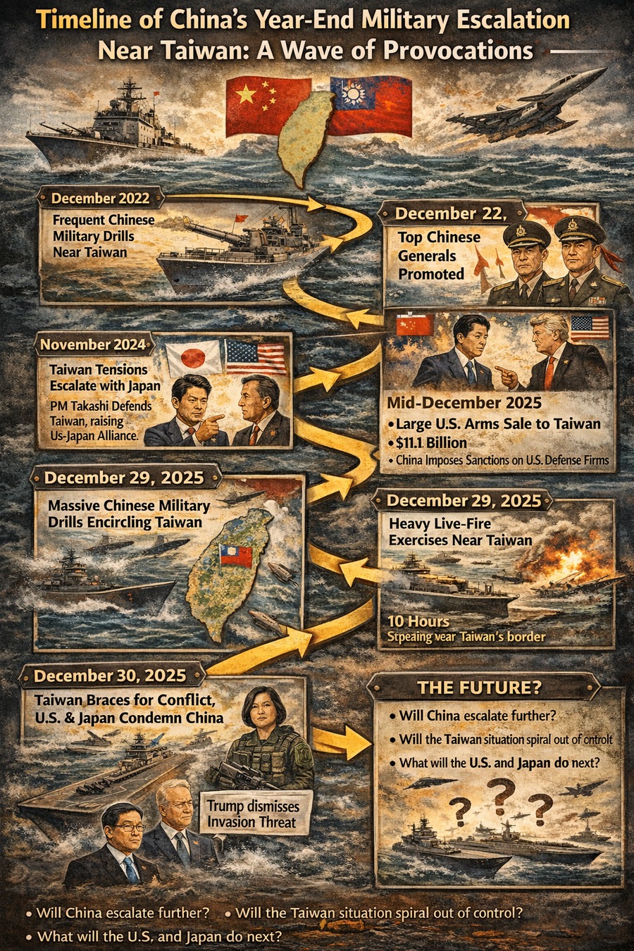 Year-End Military Drills Against Taiwan: Beijing Waving the Big Stick