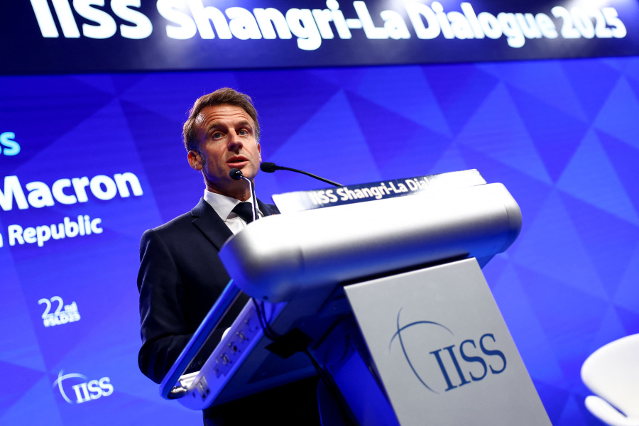 France s Macron calls for Asian coalitions as he warns of US-China divisions