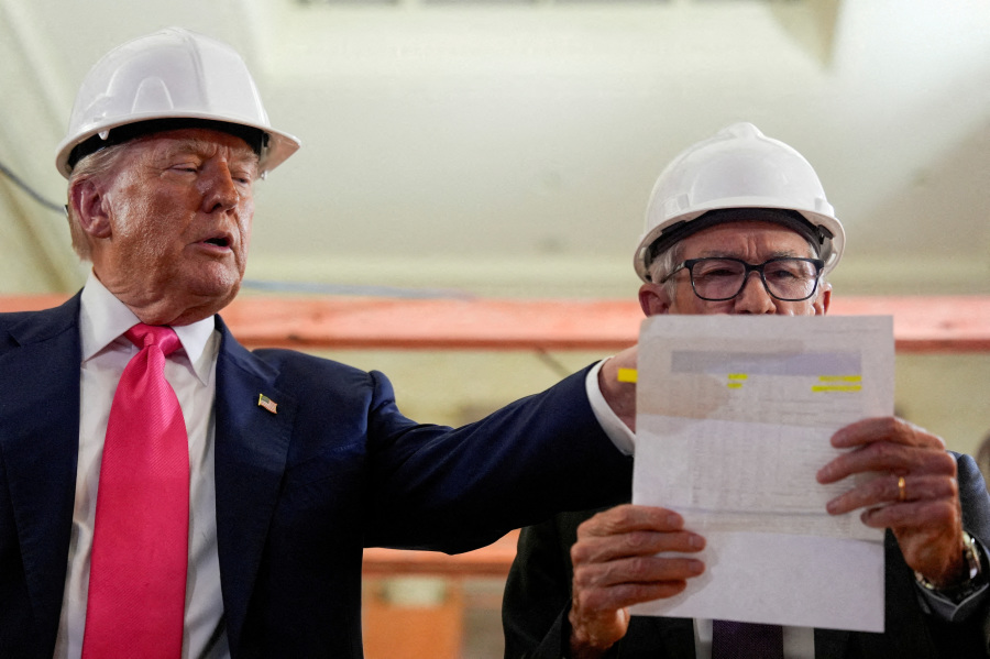 Trump cites  major lawsuit  against Fed s Powell, again urges rate cut