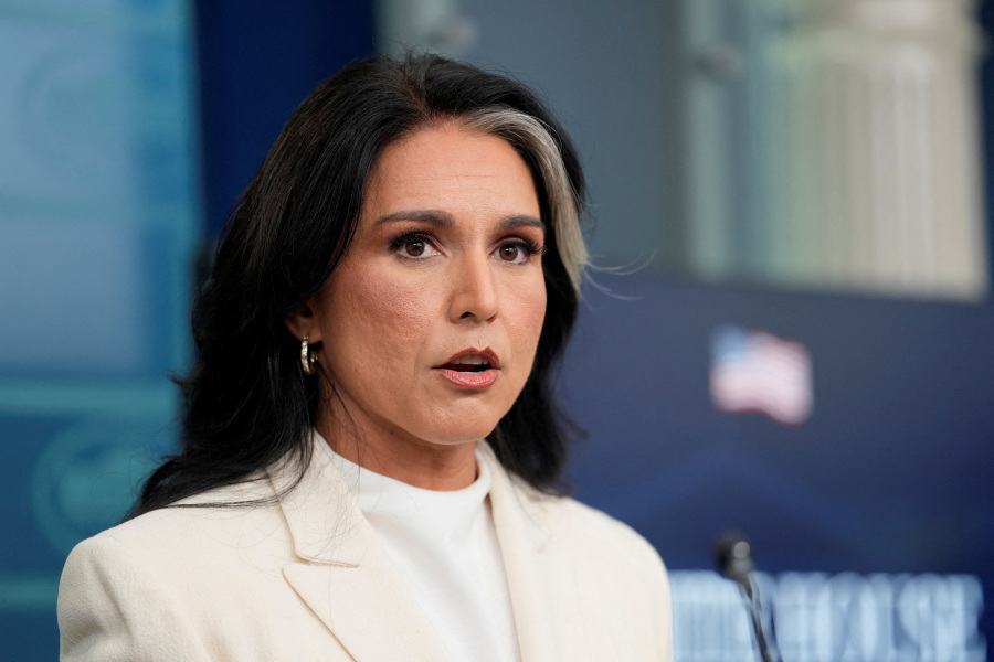 Top US spy Gabbard announces staff cut of over 40 from her office