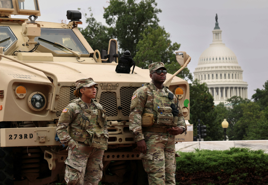 Trump says he will go on patrol in Washington with police, military