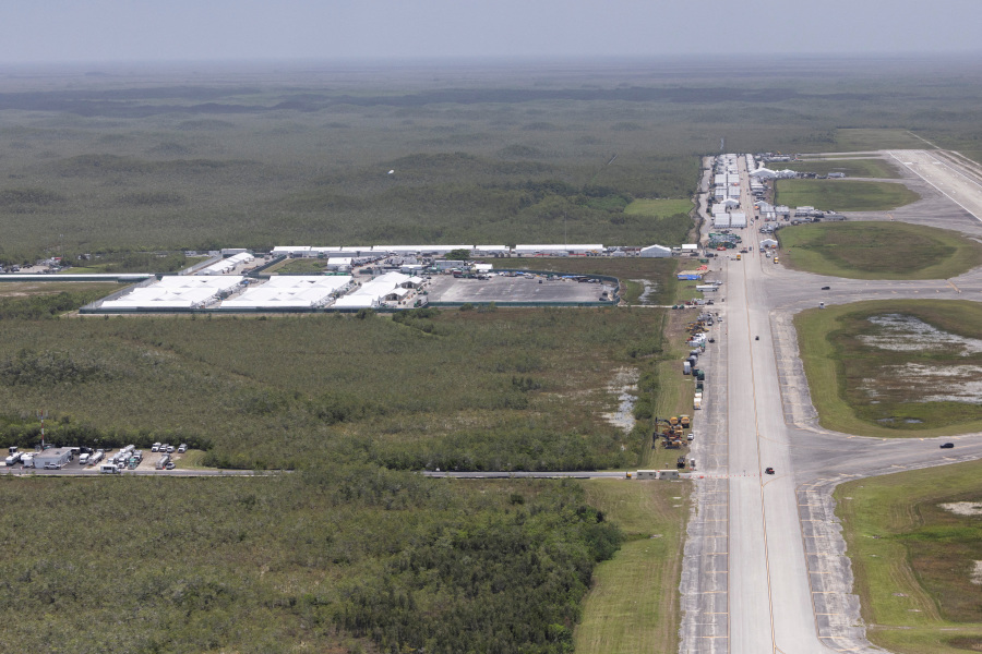 Judge bars US, Florida from bringing new detainees into  Alligator Alcatraz  detention center