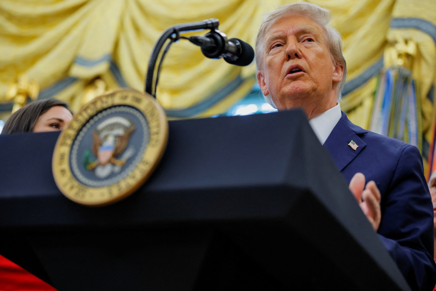 Trump dismisses rumors he is in ill health, calls them  fake 