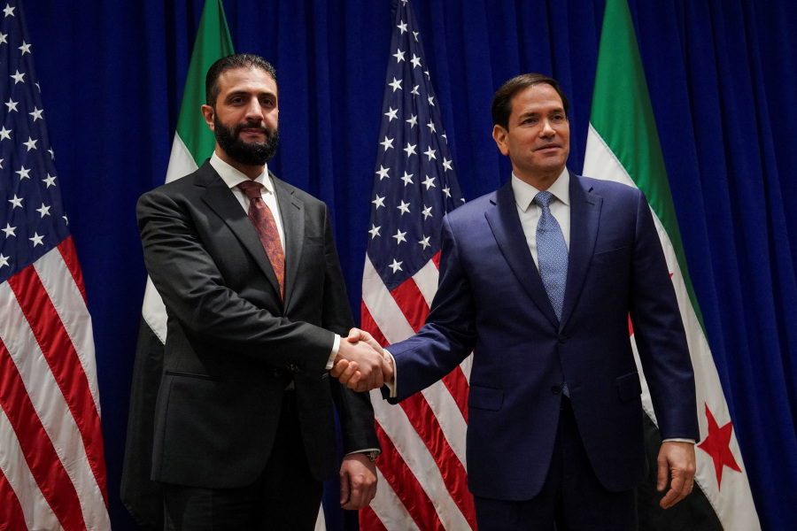 Syria s Sharaa, in New York, renews call for US to formally drop sanctions