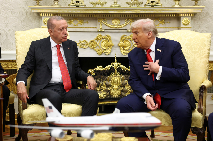 Turkey s Erdogan hails  meaningful progress  in his talks with Trump