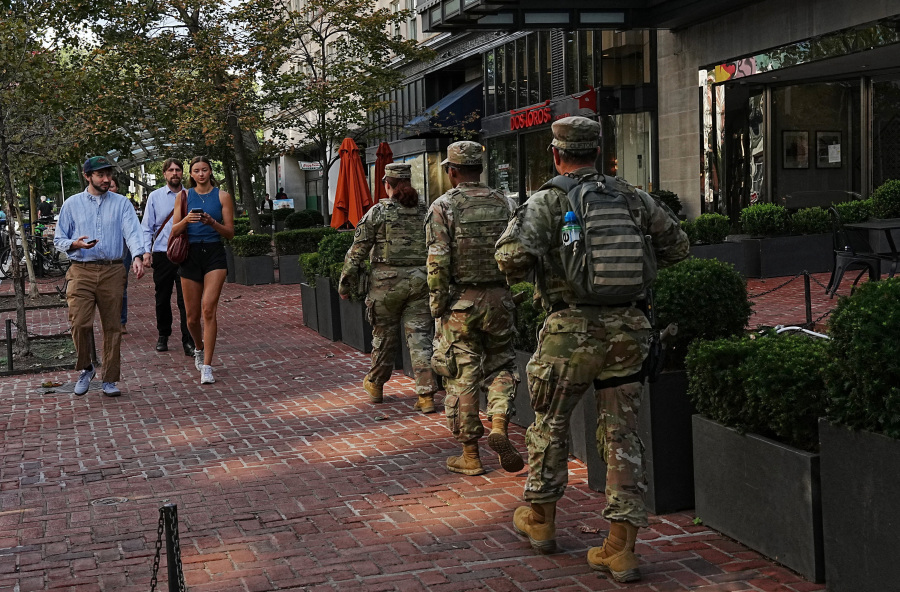 Washington DC sues Trump administration over deployment of National Guard