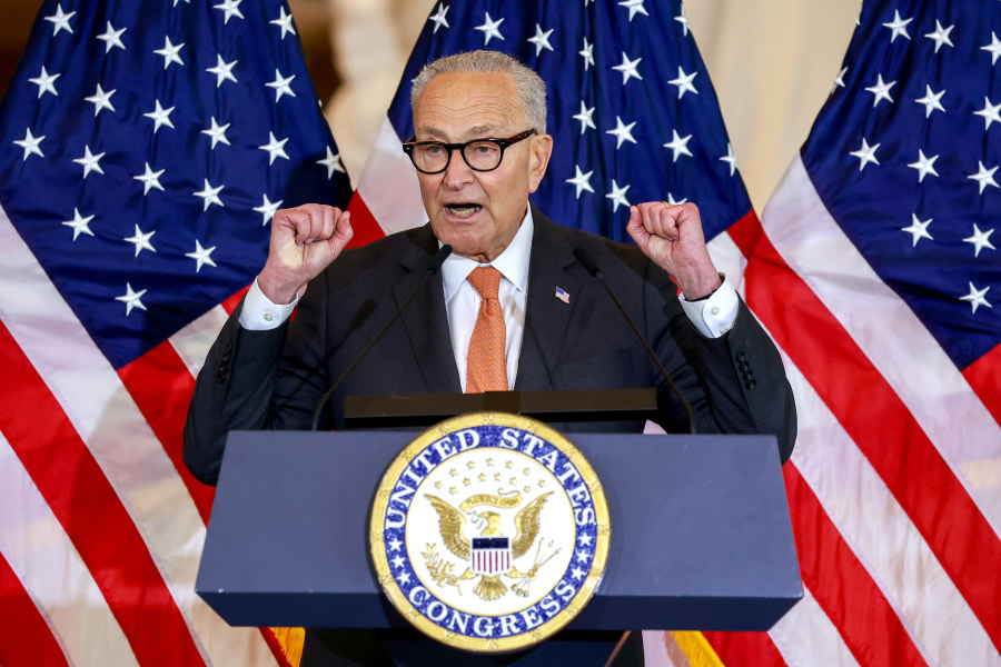 Democrats will force votes on Trump import tariffs, US Senate s Schumer says