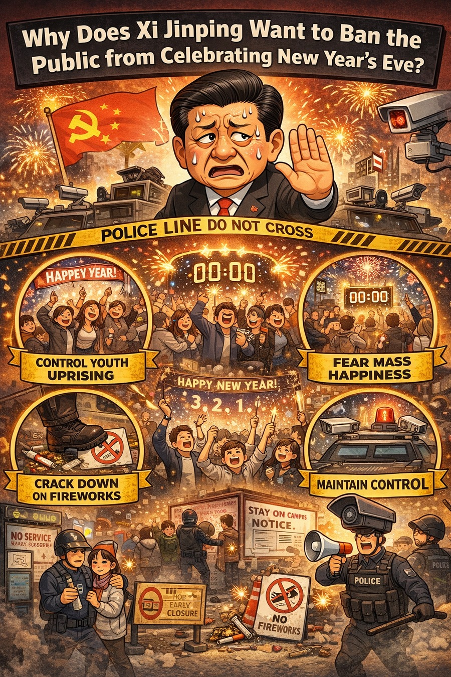 Why Does Xi Jinping Want to Ban the Public from Celebrating New Year’s Eve