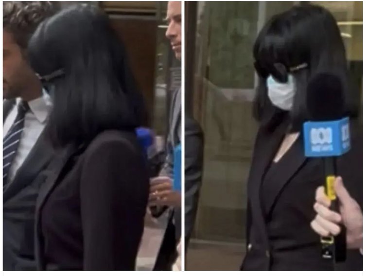 Yang Lanlan Finally Made Her Appearance, Sporting Oversized Sunglasses and a Mask That Concealed Her Identity