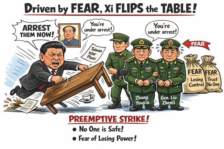 Details of Zhang Youxia s Arrest at the Hongmen Banquet; Chen Min er Criticises Xi for Being Too Ruthless