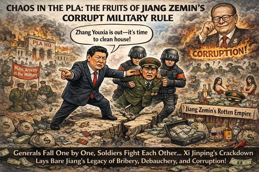 Zhang Youxia Arrested — Chaos in the PLA Is the Result of Jiang Zemin’s Corrupt Way of Running the Military