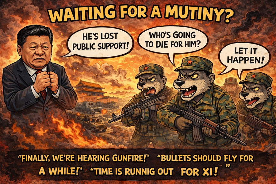 Xi Jinping Has Lost Public Support; Netizens Hope for an Anti-Xi Military Mutiny