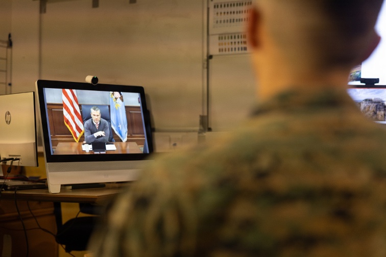 As bombers leave UK, Hegseth eyes shifting more troops from Europe